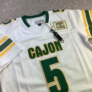 Authentic Classics Jayden Daniels Cajon HS Football Jersey #5 White Size L NWT